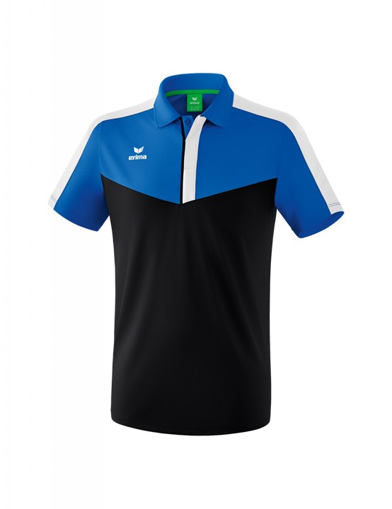 Erima Sport-Polo Squad (100% Polyester) royalblau/schwarz Herren