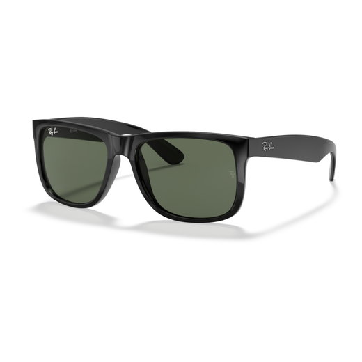 Ray-Ban Sonnenbrille Justin 601/71 (Glasfarbe: dunkelgrün) schwarz - 1 Brille