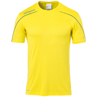 uhlsport Sportowa koszulka Stream 22 (100% poliester) limonkowy/błękitny dla chłopców