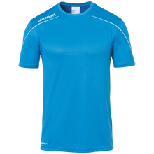 uhlsport Sport Jersey Stream 22 (100% Polyester) cyan blue/white Kids