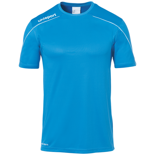 uhlsport Sport Jersey Stream 22 (100% Polyester) cyan blue/white Kids