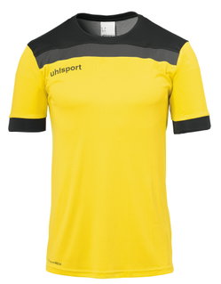 uhlsport Tshirt Offense 23 limonengelb/schwarz Herren