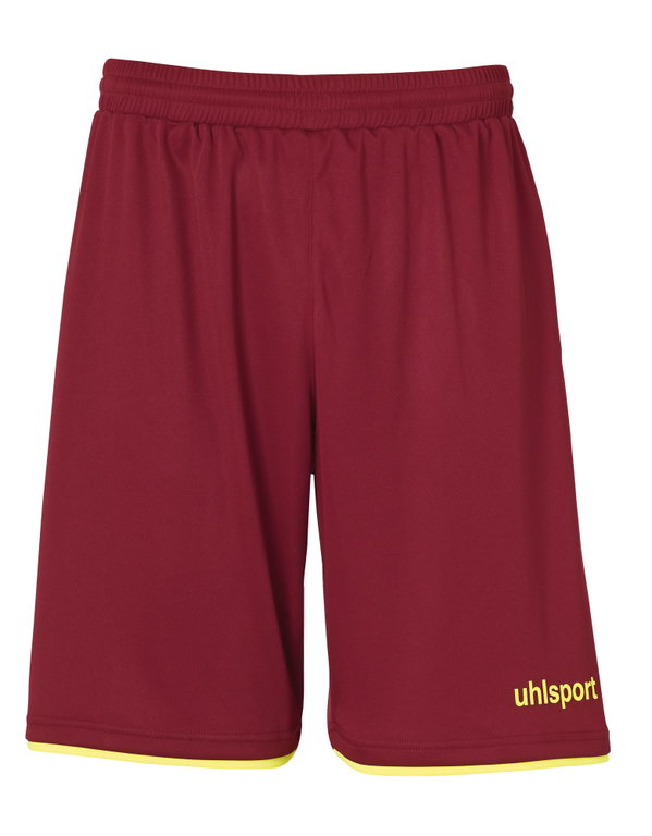 uhlsport Short Club weinrot/gelb Herren