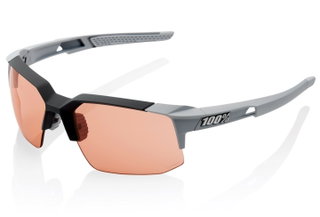 100% Sport Sunglasses Speedcoupe Hiper Lens grey - 1 pair of glasses with hard case
