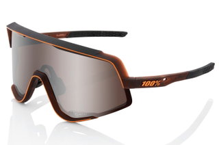 100% Sport Sunglasses Glendale HiPER Mirror Lens brown - 1 pair of glasses with hard case