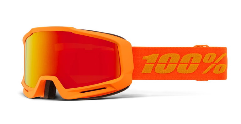 100% Skibrille Okan HiPER Red Mirror Lens orange - 1 Brille