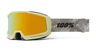 100% Ski Goggles Okan HiPER Gold Mirror Lens grey - 1 pair of goggles