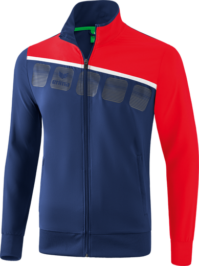 Erima Trainingsjacke 5C navyblau/rot Herren