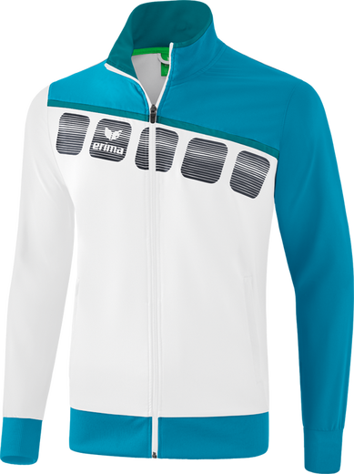 Erima Trainingsjacke 5C weiss/blau Herren