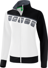 Erima Training Jacket 5C (elastic, moisture-regulating) white/black Women