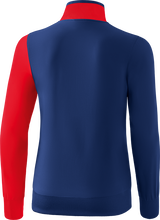 Erima Training Jacket 5C (elastic, moisture-regulating) navy blue/red Women