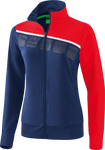 Erima Trainingsjacke 5C (elastisch, feuchtigkeitsregulierend) navyblau/rot Damen