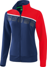 Erima Training Jacket 5C (elastic, moisture-regulating) navy blue/red Women