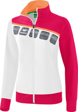 Erima Training Jacket 5C (elastic, moisture-regulating) white/pink Women