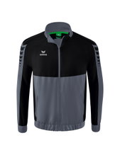 Erima Presentation Jacket Six Wings (100% Polyester, Stand-up Collar, without Lining) Grey/Black Men