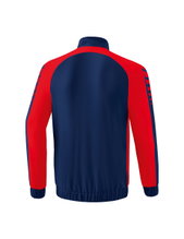 Erima Presentation Jacket Six Wings (100% Polyester, Stand-up Collar, without Lining) Navy Blue/Red Men