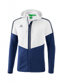 Erima Trainingsjacke Squad mit Kapuze weiss/navy/grau Herren