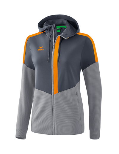 Erima Trainingsjacke Squad grau/orange Damen