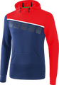 Erima Kapuzenpullover Hoodie 5C navyblau/rot Herren