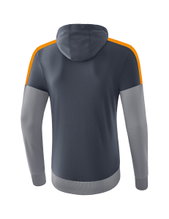 Erima Hoodie Squad Hoodie (Cotton Touch) grey/orange Kids