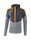 Erima Kapuzenpullover Hoodie Squad (Cotton Touch) grau/orange Herren