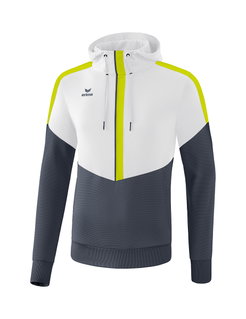 Erima Hoodie Squad (Cotton Touch) white/grey Men