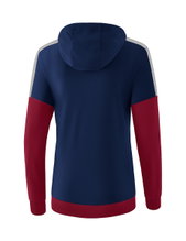 Erima Hoodie Squad (Cotton Touch) navy blue/bordeaux red Women