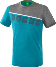Erima Sport T-shirt 5C (100% Polyester) blue/grey Men