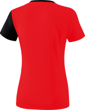 Erima Sport-Shirt 5C (100% Polyester) red/black Women