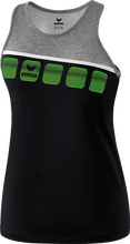 Erima Tank 5-C 2019 black/grey melange/white Women