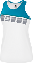 Erima Sport-Tank 5C weiß/petrolblau Damen