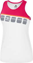 Erima Sport-Tank 5C weiß/peachrosa Damen