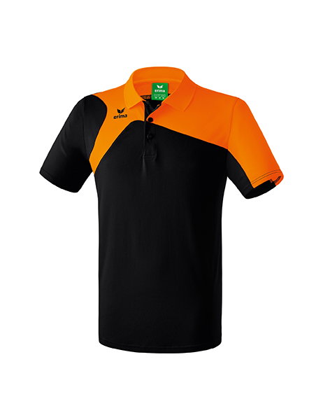Erima Sport-Polo Club 1900 2.0 (100% Polyester) black/orange Kids