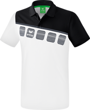 Erima Sport Polo 5C (100% Polyester) white/black Men
