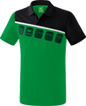Erima Spprt-Polo 5C (100% Polyester) grün/schwarz Herren