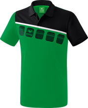 Erima Sport Polo 5C (100% Polyester) green/black Men