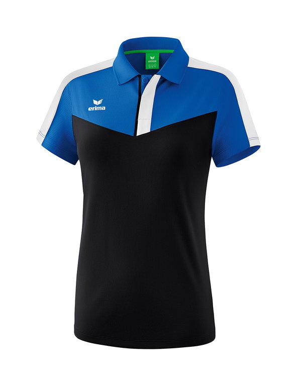 Erima Sport-Polo Squad (100% Polyester) royalblau/schwarz Damen