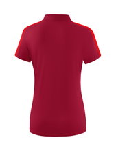 Erima Sport-Polo Squad (100% Polyester) bordeaux/rot Damen
