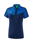 Erima Sport-Polo Squad (100% Polyester) royalblau/navyblau Damen
