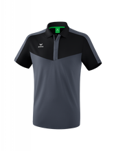 Erima Sport-Polo Squad (100% Polyester) black/grey Men