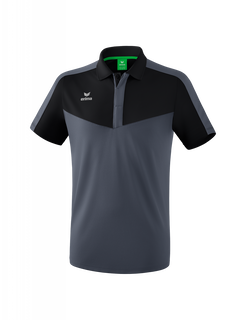 Erima Sport-Polo Squad (100% Polyester) black/grey Men