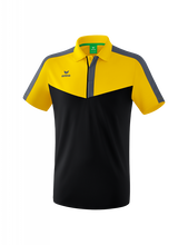Erima Sport Polo Squad (100% Polyester) yellow/black/grey Men