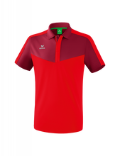 Erima Sport-Polo Squad (100% Polyester) bordeaux/red Men