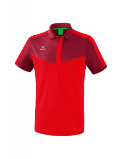 Erima Sport-Polo Squad (100% Polyester) bordeaux/red Men