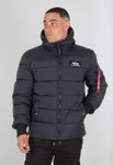 Alpha Industries Winterjacke Hooded Puffer Alpha FD schwarz Herren
