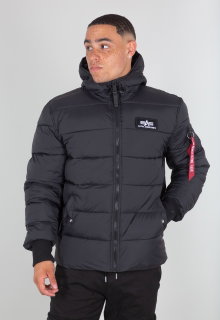Alpha Industries Winter Jacket Hooded Puffer Alpha FD Black Men