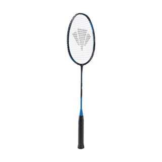 Carlton Badmintonschläger Powerblade EX 400 (88g/grifflastig/mittel) schwarz/blau - besaitet -