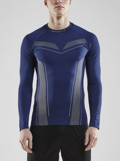 Craft Langarmshirt Pro Control Seamless (nahtlos) Unterwäsche navyblau Herren