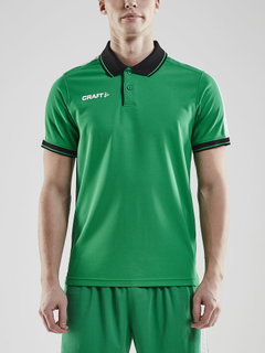 Craft Sport-Polo Pro Control (100% Polyester) green/black Men