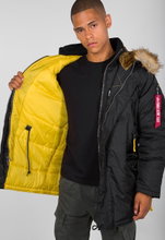 Alpha Industries Winterjacke PPS N3B schwarz/gelb Herren